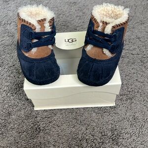 UGG Kids' Navy and Brown Boots
